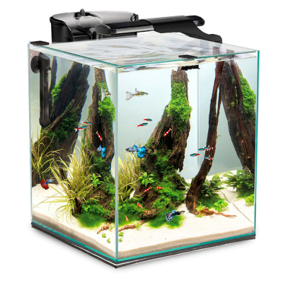AQUAEL Aквариум  FISH&SHRIMP SET  DUO  D&N 35 черный (49 л)
